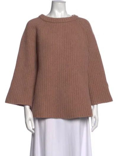 Pre-owned Demylee Wool Crew Neck Sweater In Pink