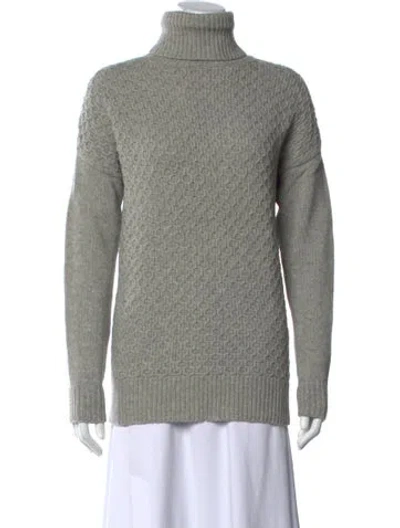 Pre-owned Demylee Wool Patterned Sweater In Grey