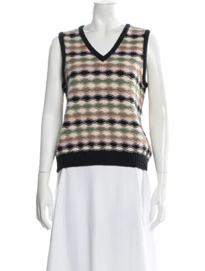 Pre-owned Demylee Wool Patterned Sweater In Multi