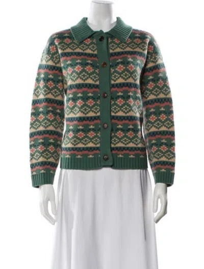 Pre-owned Demylee Wool Striped Sweater In Multi