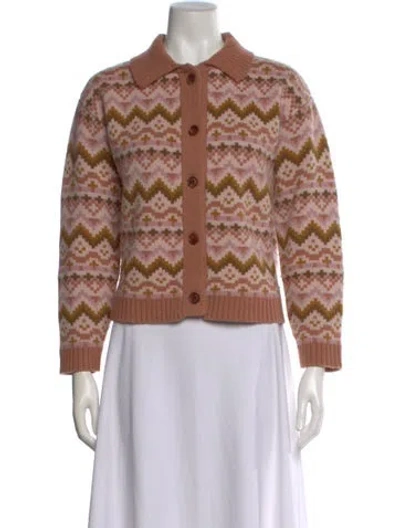 Pre-owned Demylee Wool Striped Sweater In Neutral