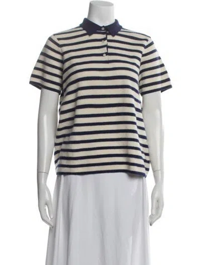 Pre-owned Demylee Wool Striped Sweater In Neutral