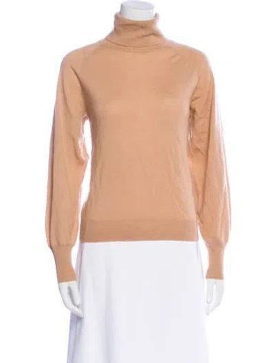 Pre-owned Demylee Wool Turtleneck Sweater In Brown