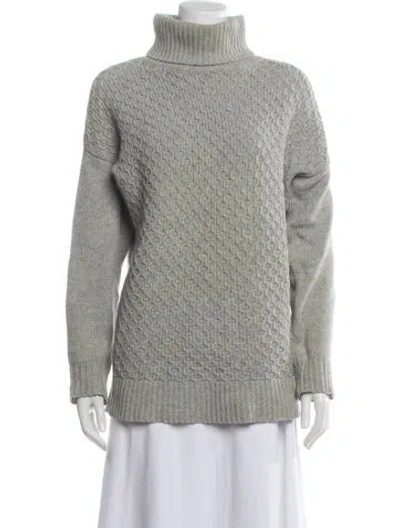 Pre-owned Demylee Wool Turtleneck Sweater In Gray
