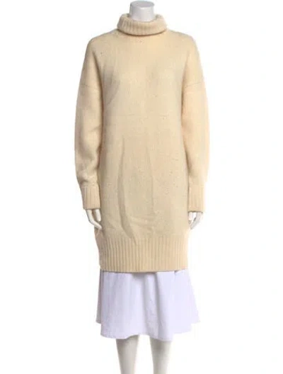 Pre-owned Demylee Wool Turtleneck Sweater In Neutral