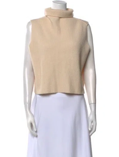 Pre-owned Demylee Wool Turtleneck Sweater In Neutral