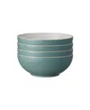 Denby Elements Cereal Bowl Set Of 4 In Green