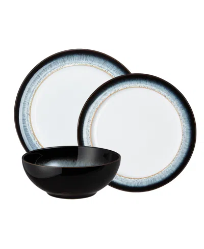 Denby Halo 12 Piece Set, Service For 4 In Black,blue