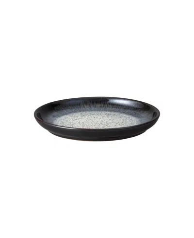 Denby Halo Coupe Small Plate In Black,blue