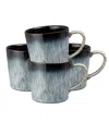 Denby Halo Large Mugs, Set Of 4 In Multi