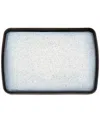 Denby Halo Large Rectangular Platter In Black,blue