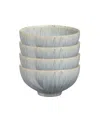 Denby Halo Speckle Rice Bowls, Set For 4 In Multi