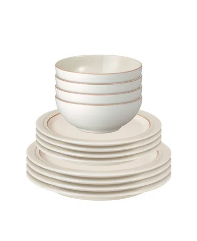 Denby Heritage Atrium 12-pc. Dinnerware Set, Service For 4 In White