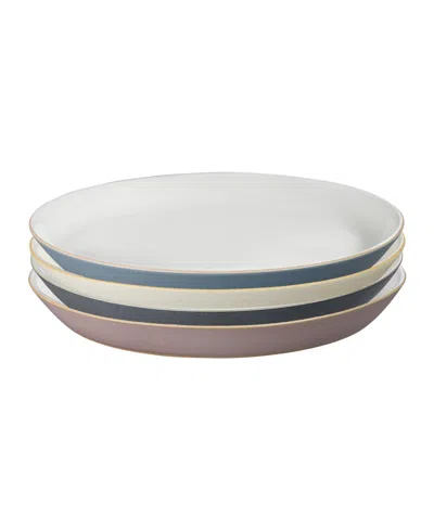 Denby Impression Assorted Dinner Plates, Set Of 4 In Multi