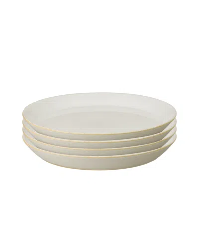 DENBY IMPRESSION PINK SET OF 4 DINNER PLATES
