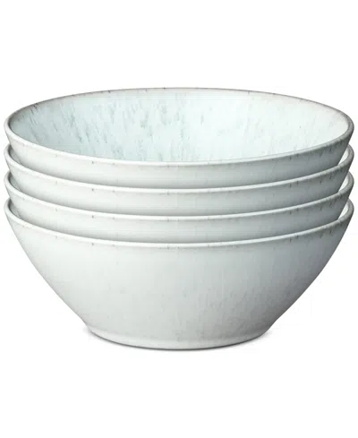 Denby Kiln Collection Cereal Bowls, Set Of 4 In Kiln Green