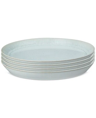 Denby Kiln Dinner Plates, Set Of 4 In Green