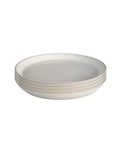 Denby Kiln Dinner Plates, Set Of 4 In Neutral