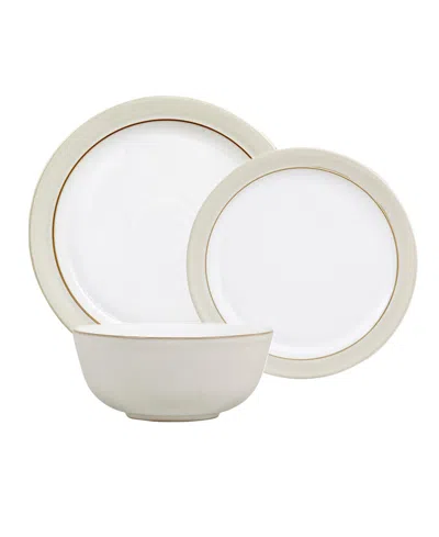 Denby Natural Canvas 12 Piece Set, Service For 4 In White