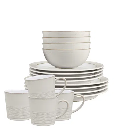 Denby Natural Canvas 16 Pc. Dinnerware Set, Service For 4
