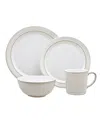 Denby Natural Canvas 4 Piece Place Setting In Multi