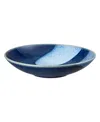 Denby Studio Blue Accent Large Serving Bowl In Blue Accent