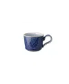 Denby Studio Blue Cobalt Brew Espresso Cup In Blue Reactive Glaze,in Four Tonal Color