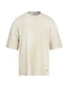 Denham Archive Uniform Man T-shirt Beige Size L Cotton In Multi
