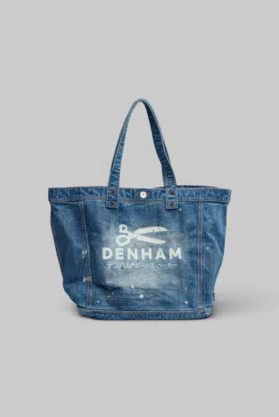 Denham D07 Denim Tote Washed In Blue