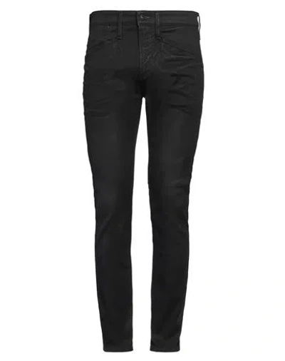 Denham Man Jeans Black Size 32w-32l Cotton, Elastomultiester, Elastane