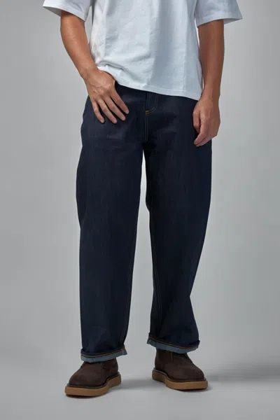 Denham Sasuke West Birgi Dark Indigo - Wide Fit In Blue