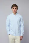 Denham Scissor Button Down In Blue