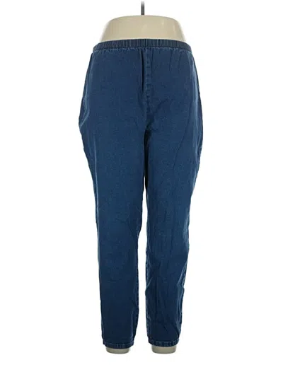 Pre-owned Denim 24/7 Casual Pants In Blue