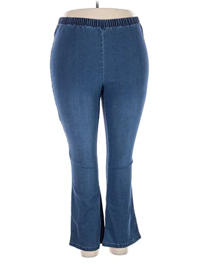 Pre-owned Denim 24/7 Jeggings In Blue