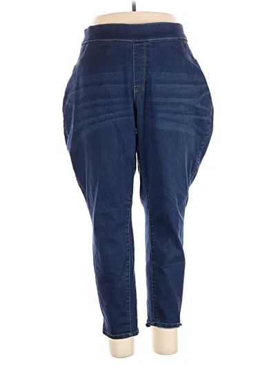 Pre-owned Denim 24/7 Jeggings In Blue