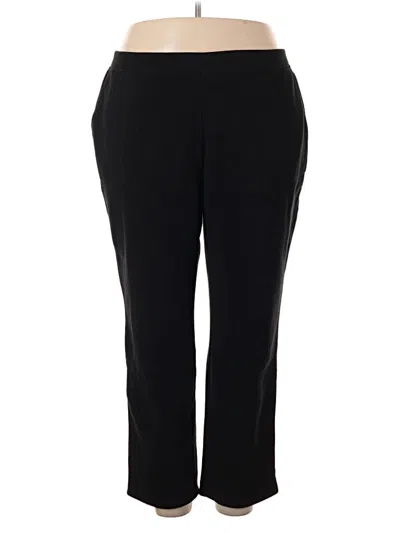 Pre-owned Denim & Co Active Pants In Black