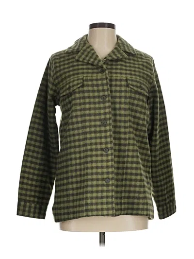 Denim & Co Cardigan Sweater In Green