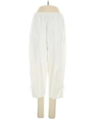 Pre-owned Denim & Co Casual Pants In Ivory