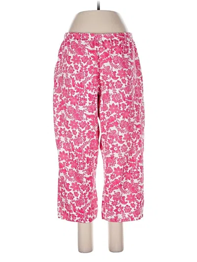 Pre-owned Denim & Co Casual Pants In Pink