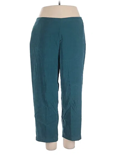 Pre-owned Denim & Co Casual Pants In Teal