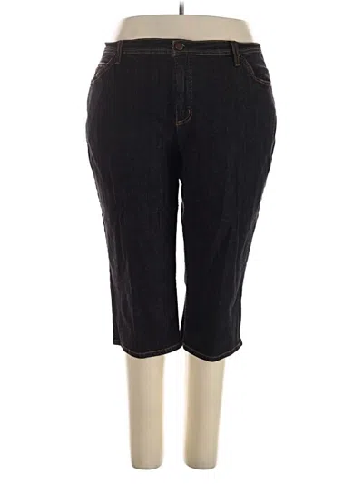 Pre-owned Denim & Co Jeggings In Black