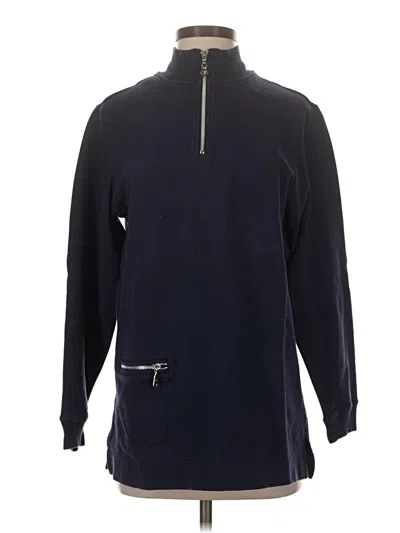 Pre-owned Denim & Co Pullover Sweater In Blue