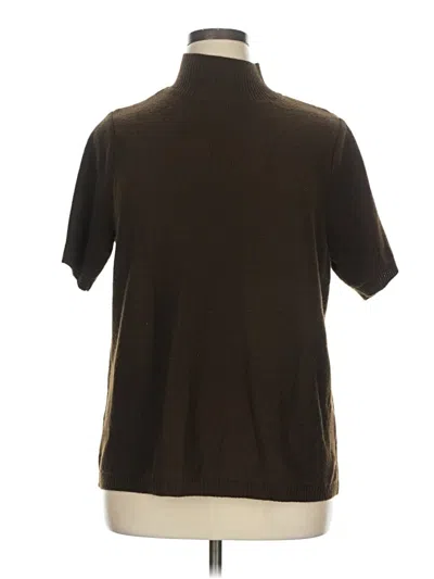 Pre-owned Denim & Co Sweater Vest In Brown