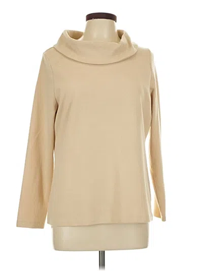 Pre-owned Denim & Co Turtleneck Sweater In Tan