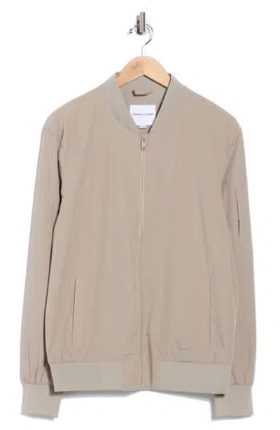 Denim And Flower Bomber Jacket In Animal Print