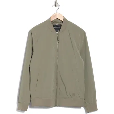 Denim And Flower Bomber Jacket In Multi