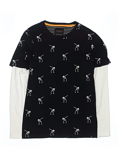 Pre-owned Denim & Flower By Ricky Singh Kids' Long Sleeve T-shirt In Black