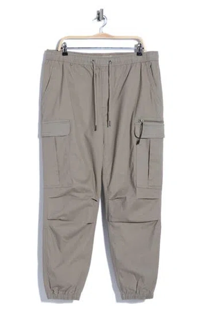 Denim And Flower Cargo Joggers In Gray