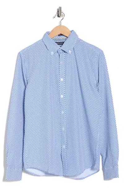 Denim And Flower Floral Stretch Button-down Shirt In Multi