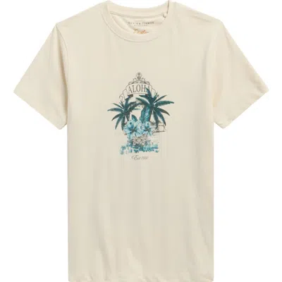 Denim And Flower Kids' Aloha Graphic T-shirt In Neutral